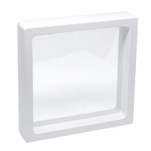 60 Pcs 3D Floating Coin Display Frame Stand Storage Boxes for Jewelry Ring Earrings Coin Medals Challenge Medal Holder B