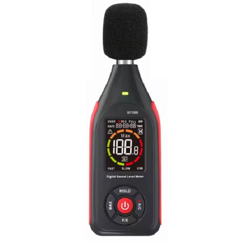 GT1355 Noise Meter (Sound Level/Volume Tester) - Equipped with Software and Data Storage Function