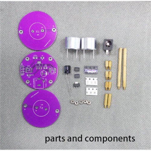 DIY Soldering Practice Kit - Ultrasonic Levitation Electronics Project with USB Powered, Pre-Soldered Chips 1