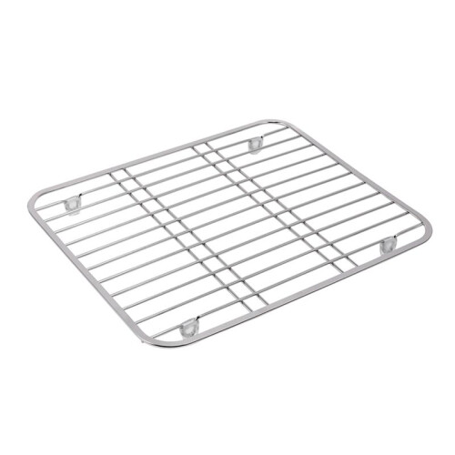 3X Stainless Steel Sink Drainer Rack Multifunctional Fruit Vegetable Dish Drying Rack Kitchen Sink Protector Grid 1