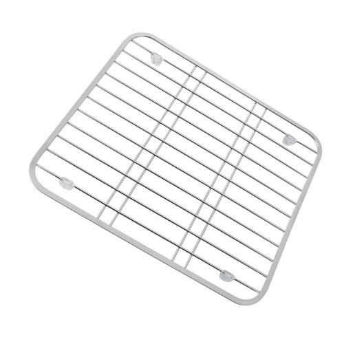 3X Stainless Steel Sink Drainer Rack Multifunctional Fruit Vegetable Dish Drying Rack Kitchen Sink Protector Grid 2