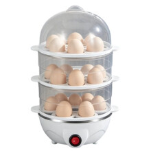 Multifunctional Egg Boiler Electric Egg Steamer Cooking Breakfast Machine Double Layers Egg Cooker US Plug