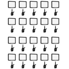 20 PCS Clip Sign Holder Rotatable Label Clips Retail Merchandise Rack Sign Display Clip Sign Holding Clamp