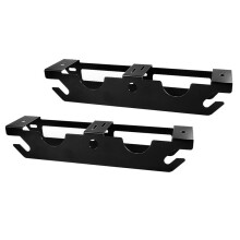 2Pcs Metal Angle Grinder Holder Rack, 4 Bay Power Angle Grinder Stands with Wire Holder, Wall Mount Power Tool Organizer