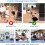 100PCS Adjustable Adhesive Cable Ties Cable Clips, Self-Adhesive Nylon Cable Straps, Adhesive Cable Management Clips 6