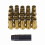 20pcs Gold M12x1.25 Car Lug Nuts Set 7