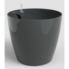 Blumentopf - ARTEVASI - San Remo SWS 42 BR - Innen/Außen - Kunststoff - Ø42,7 x H39,5 cm - 42,3 L - Anthrazit