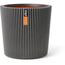 Konischer Vase - CAPI EUROPE - Groove NL - 45 x 41 cm - Anthrazit
