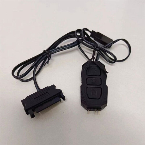 ARGB Controller Kabel 5V 3 Pin RGB Controller  Strömförsörjning Light Strips Styrkabel för PC-Moderkort