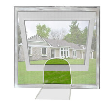 Adjustable Window Screen Replacement Kit with Zipper Opening,Keep Mosquitoes Out,Insect Protection for Household