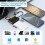 USB C USB 3.0 Multi Card Reader 6 in 1 /MS/M2/TF/SIM/ Picture Card Reader Emory Stick Pro Duo Adapter 7