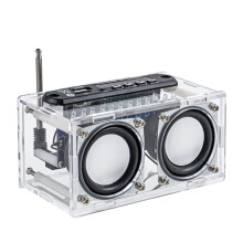 Radio Dual Channel Speaker Amplifier Production Kit FM Spectrum Lamp Electronic DIY Welding Circuit