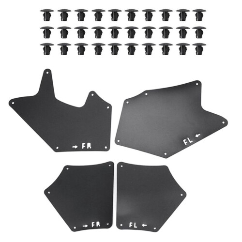 Car Engine  Guards  Shield Seals for  Tundra Sequoia 07-21 Car Mudguards Front  Liner Mud Flaps 1