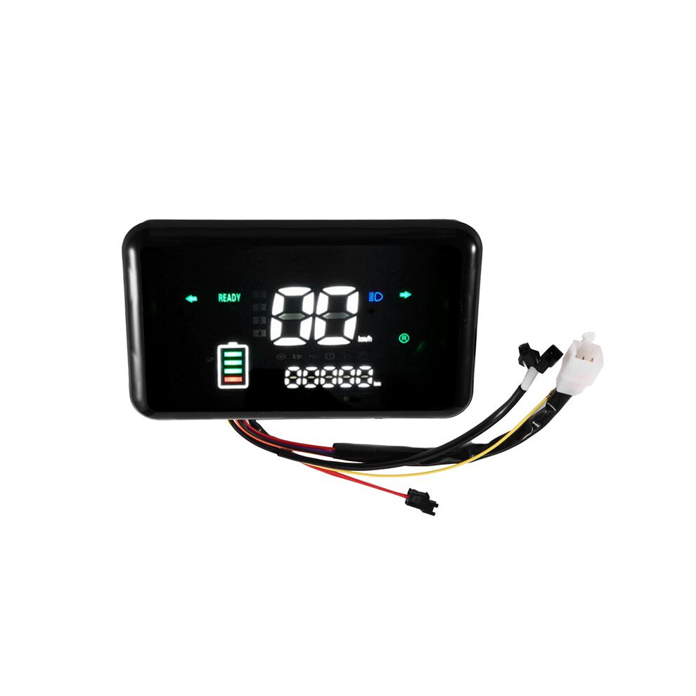 48V-72V Colour Lcd Digital Speedometer For Electric Scooter Bicycle E-Bike Black 6033105742388