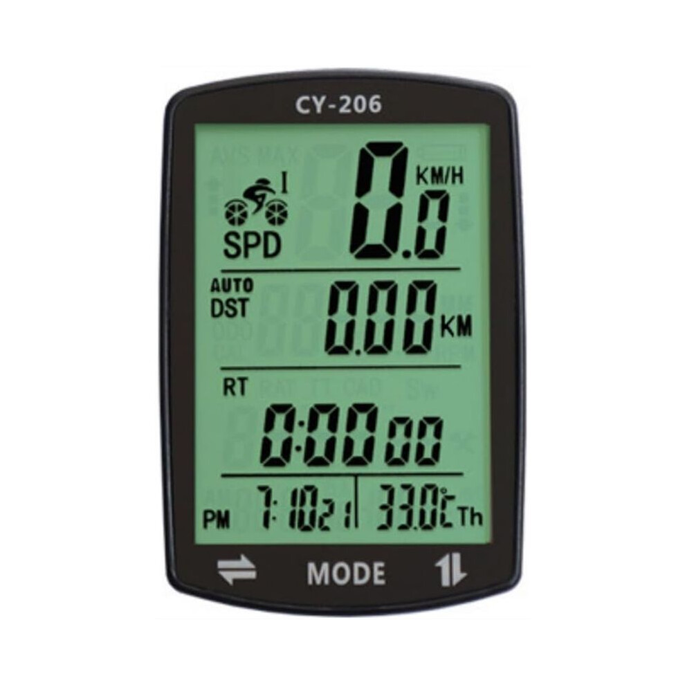 Bicycle Speedometer And Odometer Wireless Waterproof Cycle Bike Computer Multi-Functions Bike Timer Cycling Stopwatch 4713404073780