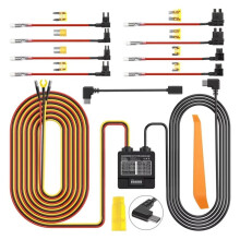 Car DVR Hardwire Kit with Type-C Port for DDPAI MINI5 N3 Z40 Z50 Low Vol Protection ACC Power Cable 12V-24V in 5V3A Out