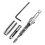 17PCS Self Centering Drill Bit Set for Hinges- 1/4" Hex Shank Vix Bits Self Centering Drill Bit Set for Woodworking Door 5