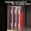 Plastic File Organizer Transparent Square Storage Box Storage Box File Storage Box S 2
