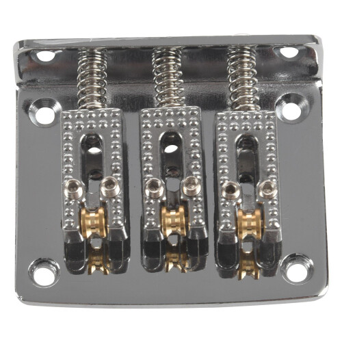 3 String Guitar  String Bridge Bridge Pull String Hard Tail Guitar Bridge Tail 3 String Guitar Replacement Silver 1