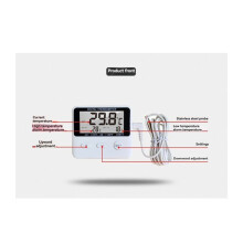 LCD Digitale Sonde Sensor Thermometer Watertank Zwembad Koelkast Aquarium Wijnkelder Thermometer