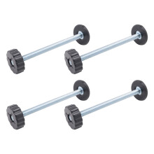 4Pcs Universal Baby Gate Threaded Spindle Rod, M8 Replacement Bolt Part for Baby & Pet Pressure Mounted Safety Gates B