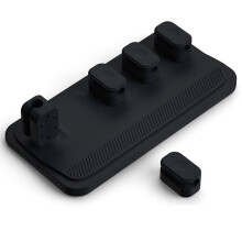 Magnetic Mouse Cable Wire Organizer Desktop Cable Clip Protector Cord Winder Row Plug Fixed USB Charging  Holder