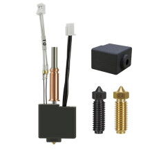 Hotend for Kobra-3 Combo Print- Extruder Kit Heater Block Heating-Cartridge Thermistor with Extra 0.4MM Nozzles