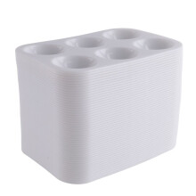 White Plastic Watercolor Palette, 6 Well Rectangular Paint Palettes, Paint Tray Palettes, Paint Trays 50PCS