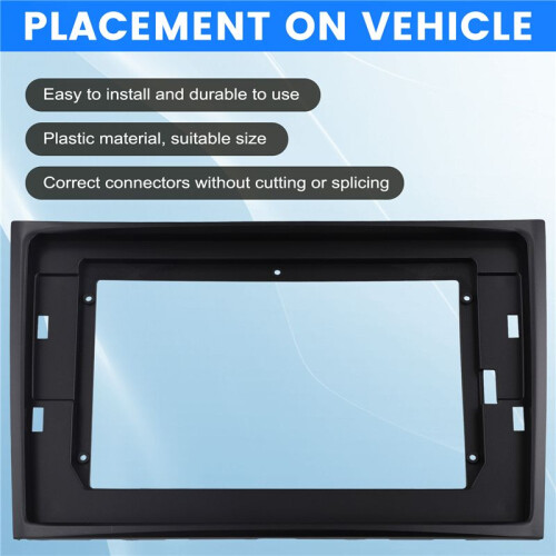 2 Din 10,1 Polegadas Rádio de Carro Instalação DVD GPS Mp5 Fascia Plane Frame para 2003-2014 para  XC90 1