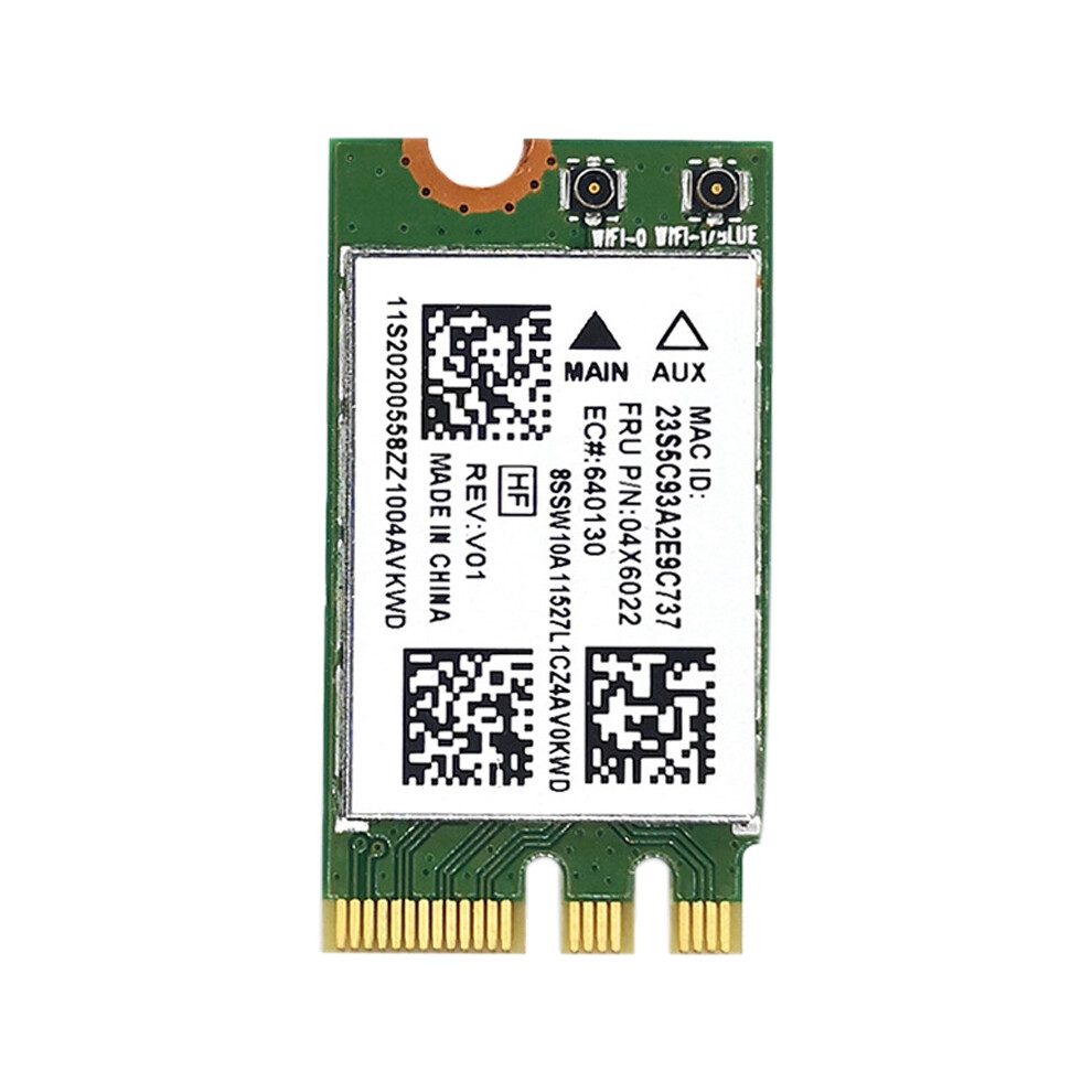 Photos - Cable (video, audio, USB) QCNFA335 Wireless Network Card, NGFF M2 Interface 4.0 Wireless Network Card Support System Win7/Win8/Win10