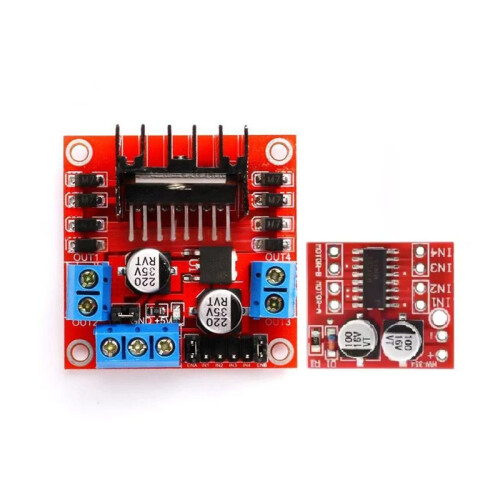 Módulo de Placa de Driver de Motor L298N para Robôs e Carros Inteligentes Módulo de Placa de Driver de Motor de Passo de Ponte H Dupla 2A/25W