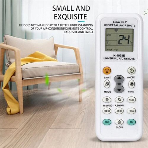 K1028E 1000 in 1 Universal Remote Control LCD Controller for Air Conditioner Low Power Consumption Remote Controller 1