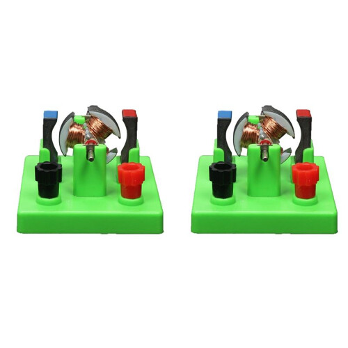 2Pcs DIY  Electrical Motor Model Physics Experiment Aids Educational Students Toy