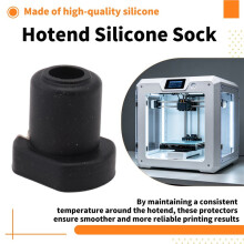 5Pcs Hotend Silicone Sock Protector 3D Printer Parts High-Temperature Resistance for QIDI X-Max 3 / X- 3 / X- 3