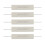 10W 10 Ohm 5% Winding Ceramic Cement Power Resistor x 5 1