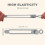 Data Cable Organizer, Upgrade Silicone Cable Ties Reusable Cable Management Organizer, Elastic Cord Organizer 7