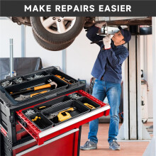 36 Piece Upgrade Tool Box Organizer Tray for Rolling Chest Drawers