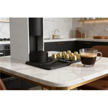 Tapis de Comptoir Antidérapant et Anti-Goutte en Silicone pour Capsules de Café - Idéal pour la Maison et les Machines à Café.