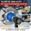 Wheel Hub Grinder Diameter 150 mm - Includes Sanding Pad, Adapter - for Clean Wheel Attachment & Secure Rim 6