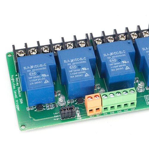Module Relais 4 Canaux 30 A 5 V CC pour Automates Programmables et Automatisation Industrielle 1