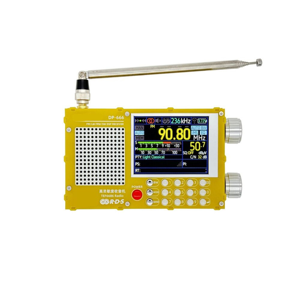 Dp-666 Tef6686 Radio High Sensitivity Full Band Fm Am Fm Short Wave Radio Broadcasting Station Rds 4713657348154