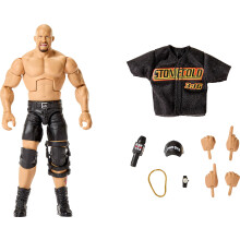 Mattel WWE Elite Action Figure & Accessori, Set Serie #122, 6 pollici Stone Cold Steve Austin