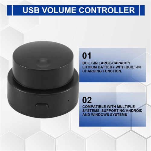 USB Volume Controller Wired 2.4G Wireless  Multimedia Controller Custom Knob for Small Keyboard Computer Audio 1