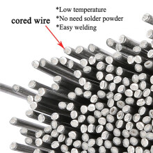 100 Baguettes de Brasage en Aluminium, Baguettes de Soudage en Aluminium à Bas Point de Fusion (1022 F), 2,0 mm X 50 cm, Sans Flux Requis