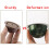 150ml Reusable Coffee Capsule Set, Refillable Filter Shells with Silicone Lids, Spoon and Brush for 5