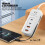 66W PD Fast Charging Wall USB Chargers USB Hub Adapter 4  USB Type C Extension Type C Cable Socket Outlet EU Plug 3