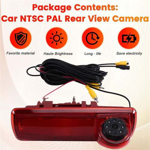 Car NTSC PAL Rear View Camera Reverse Assist Camera for  Vivaro 2014 Renaul Trafic 3 1