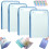 4PCS Extended Waterproof Folder, Vertical File Manager with Handle 13 Pocket A4 Multi-Page Portable Office Folders B 1