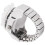 White  Round Dial Finger Ring Quartz Watch For Lady 3