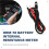 HRM-10 Battery Internal Resistance Meter Testing Probe Round Connector Accessory 8